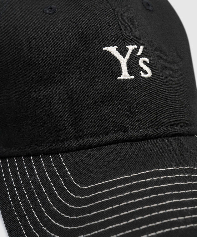 Y`S Yamamoto Чорна кепка 9TWENTY з вишивкою монограми YQH21096 зображення 4