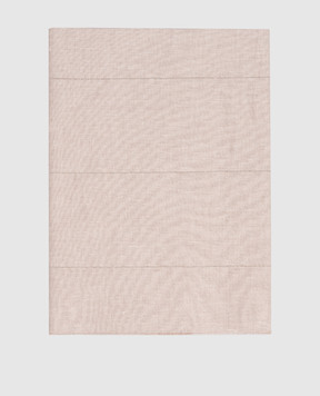 Peserico Бежевий палантин з льоном з ланцюжком моніль S31543C0CC824