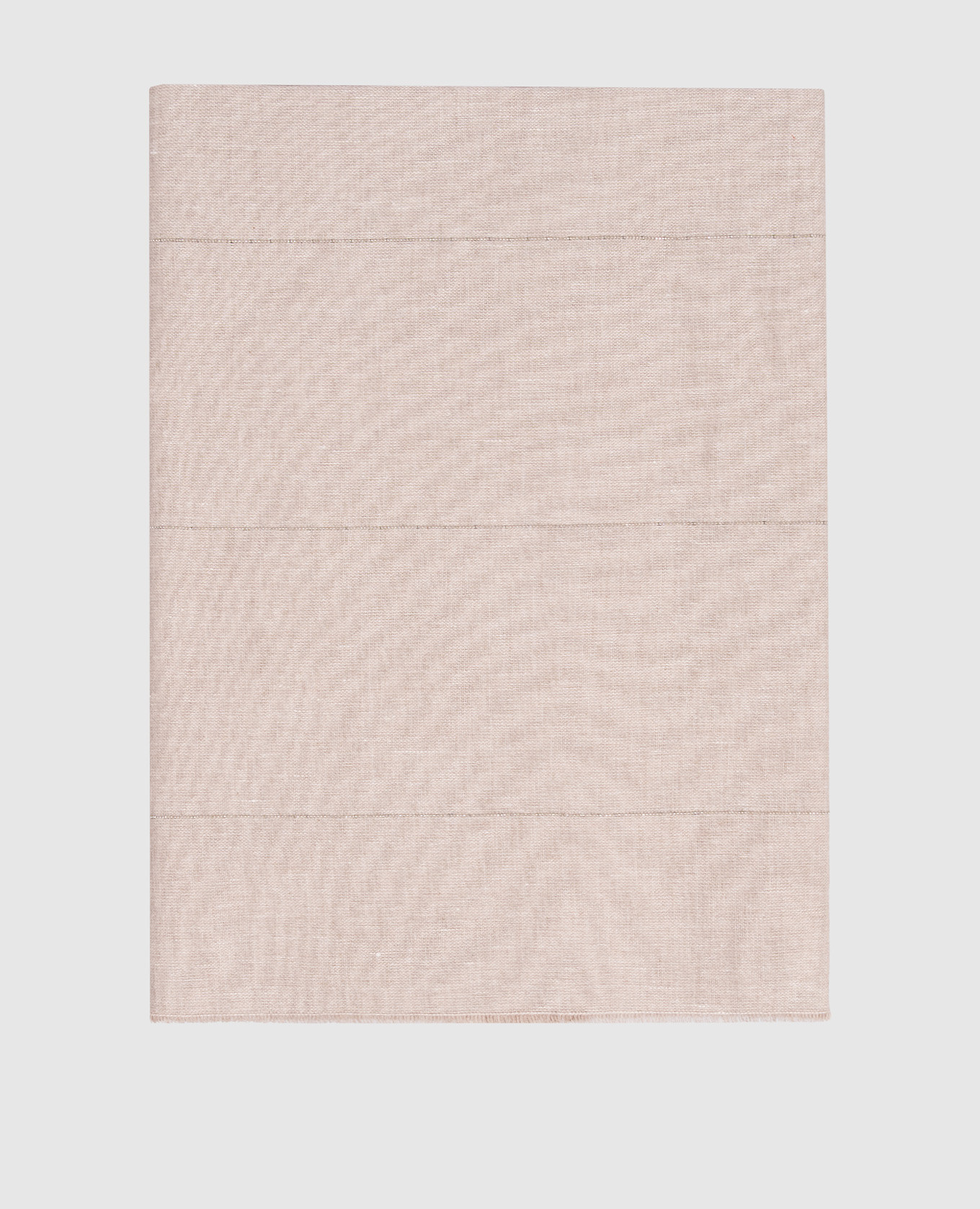 

Бежевый палантин с леном с цепочкой мониль, Шарфы