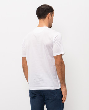 Stefano Ricci Біла футболка з монограмою MNH6105140TE0001