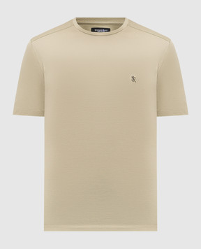 Stefano Ricci Футболка зелена з монограмою логотипа MNH6105140TE0001