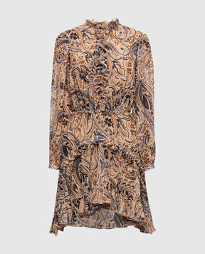 Etro Бежева сукня з рюшами WRHA066799SAS1P