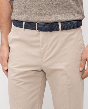 ISAIA Плетений ремінь синього кольору FB0047PLF61