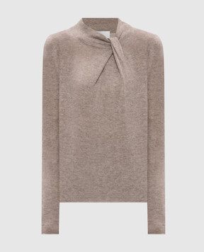 Allude Бежевий джемпер з вовни та кашеміру 25517042