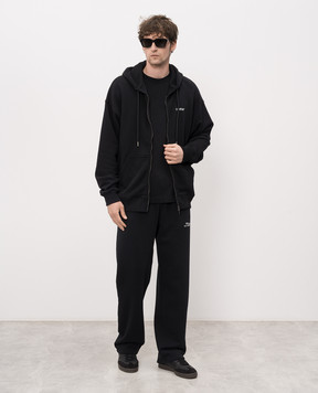 Off-White Чорна футболка Type Arrow 44MAA120S26J00K