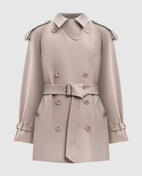 Max Mara Бежевий тренч MXSCACIO MXSCACIO