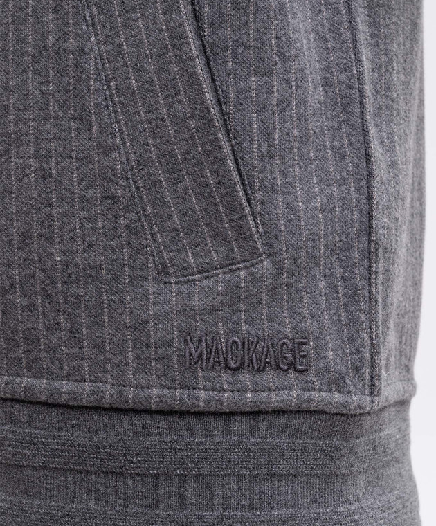 Mackage Сіра спортивна куртка MATEA-K в смужку MATEAK зображення 5
