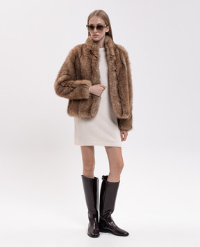 Twinset Коричнева куртка 262AQ2100