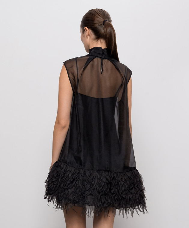 Simkhai Черное платье Shirya 6261028TF изображение 4