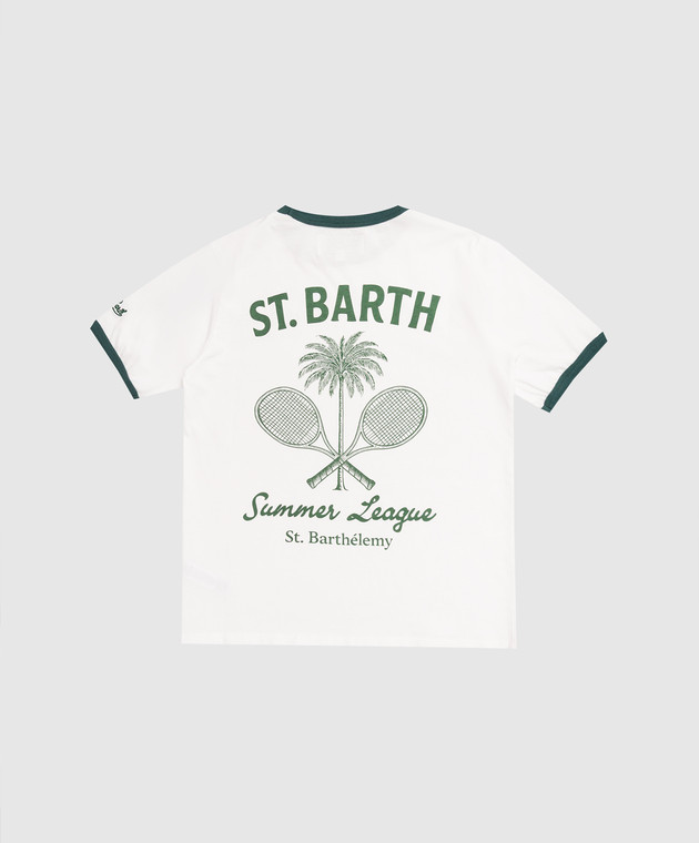 MC2 SAINT BARTH Дитяча біла футболка Dean DENA00103846L зображення 2