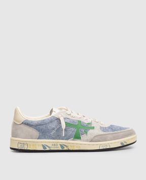 Premiata Голубые замшевые кроссовки BSKT CLAY BSKTCLAY