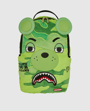 Sprayground Дитячий зелений рюкзак MONEY FUR 910B5665NSZ