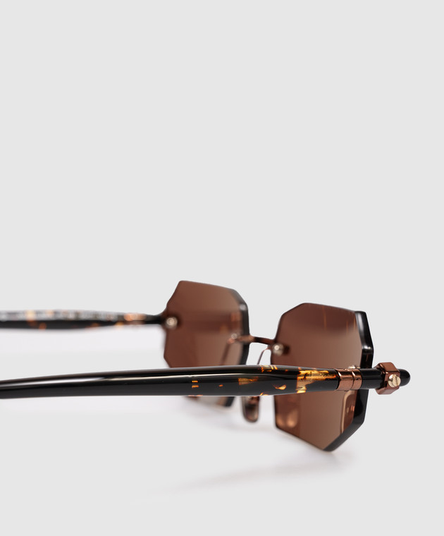 Kuboraum Коричневые солнцезащитные очки P63 KRSP63BZHB00004M изображение 4
