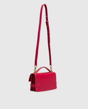 Balmain Розовая кожаная сукма B Buzz 24 GN1DA828LSLX