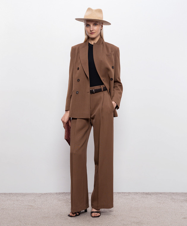 Brunello Cucinelli Черный топ с цепочкой мониль MPTC8BJ310 изображение 2