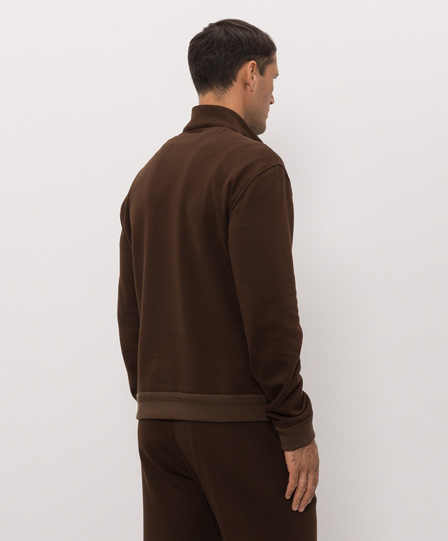 Brett Johnson Коричневий світшот з блискавкою FW26J07JAR10CHE зображення 4