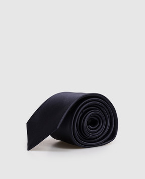 Saint Laurent Синий галстук из шелка 8583553Y011
