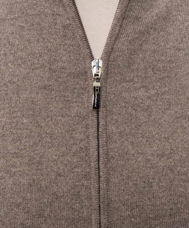 Doriani Cashmere Коричневый кардиган из кашемира 1203010 изображение 5