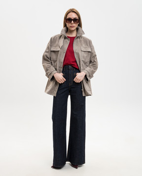 Babe Pay Pls Бежевая замшевая куртка 2610SUEDE