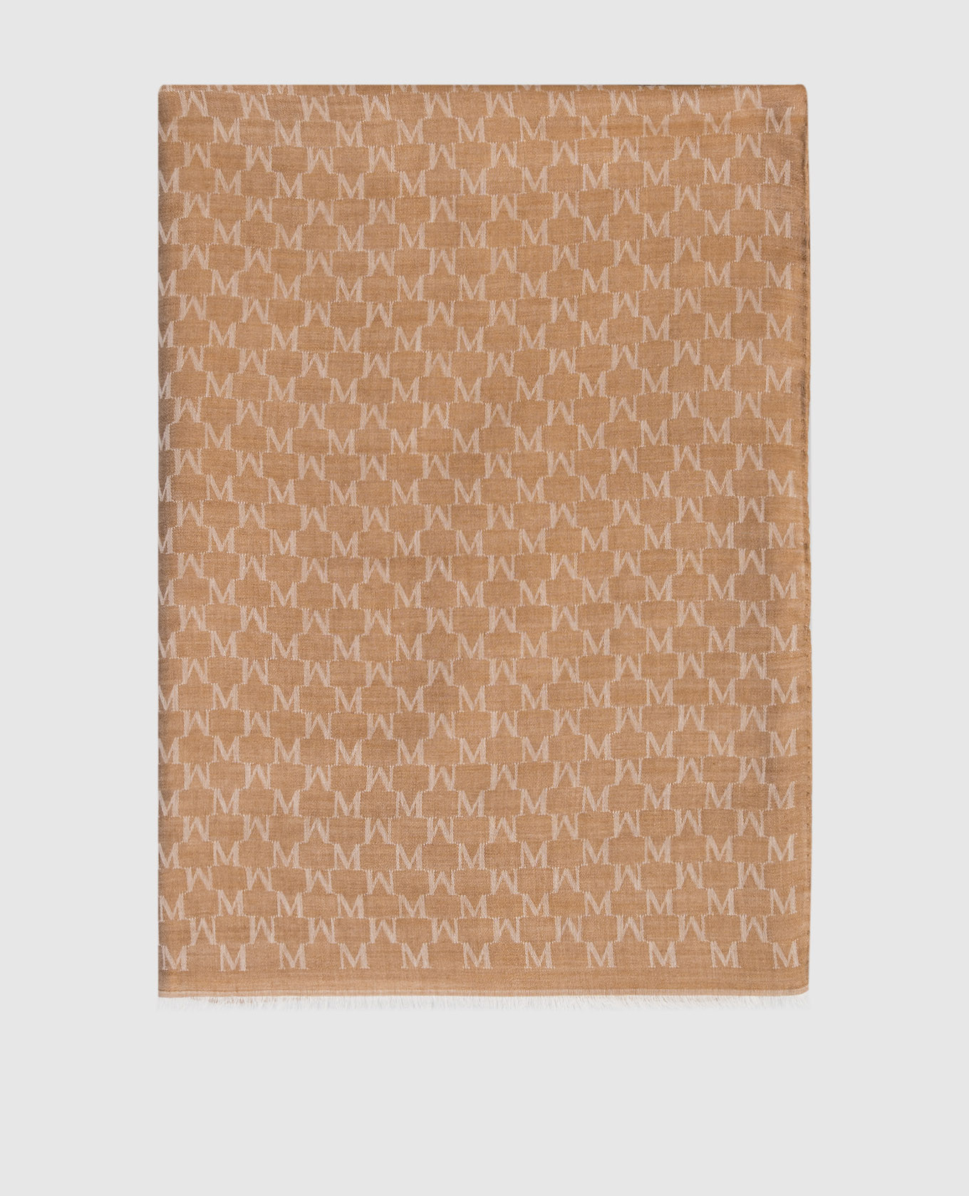 

Коричневый шарф PANIERE с шерстью и шелком, Шарфы