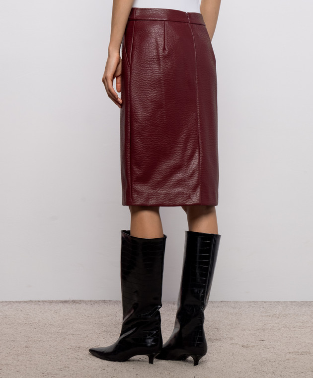 Twinset Бордова спідниця 262AP2293 зображення 4