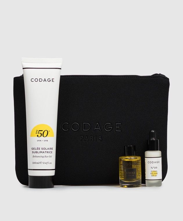 Codage Солнцезащитный набор BLACK в косметичке PRES10504