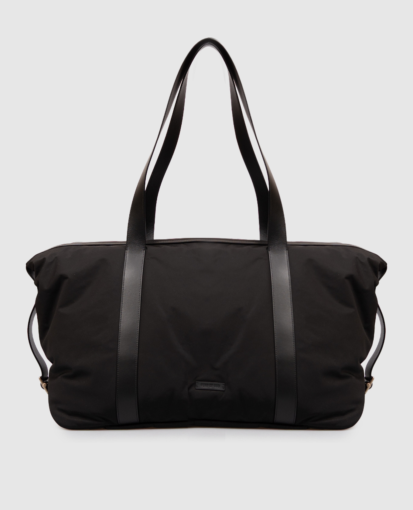 Черная дорожная сумка Belted Duffle