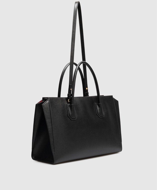 Givenchy Черная кожаная сумка тоут Catchall BB518KB2HF изображение 3