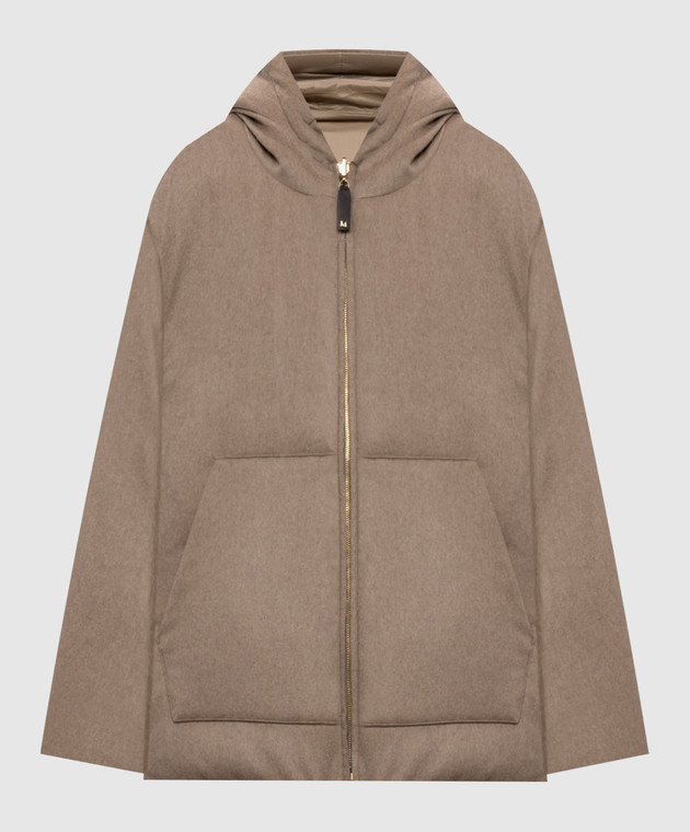 Max Mara Бежевый двухсторонний пуховик CLOWN с кашемиром MTCCLOWN