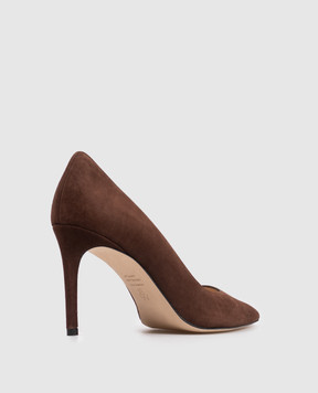 Stuart Weitzman Коричневые замшевые туфли POWER SJ948