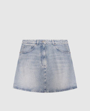 Maison Margiela MM6 Дитяча блакитна джинсова спідниця M60975MM06Y