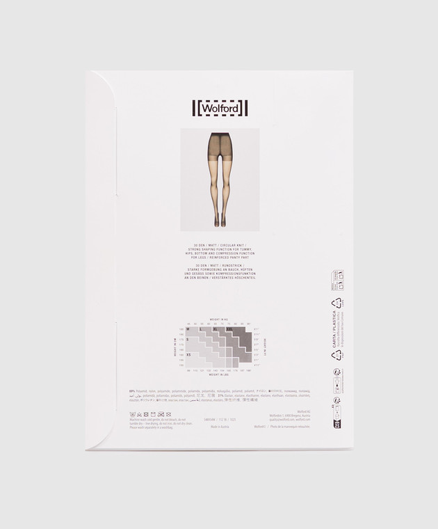 Wolford Бежевые колготки MISS W 30 den 11218 изображение 2