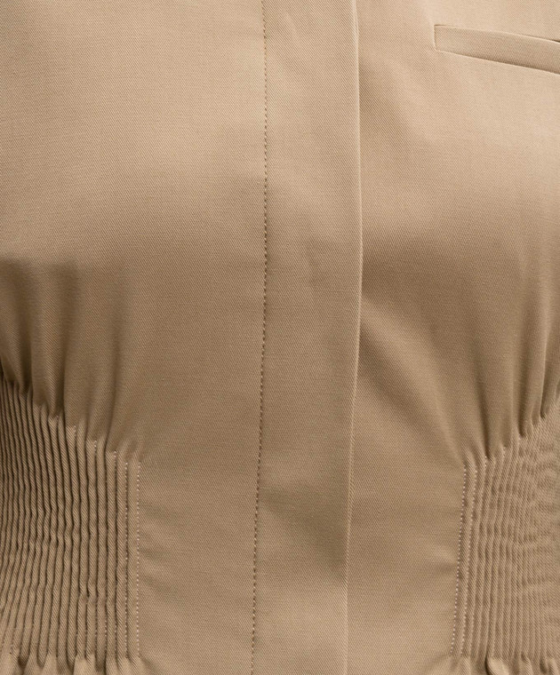 Max Mara Sportmax Коричневая куртка GIALLO SPXGIALLO изображение 5