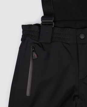 Moncler Grenoble ENFANT Дитячий чорний гірськолижний комбінезон K29572G00002530661214