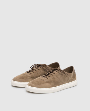 Common Project Коричневые замшевые кроссовки Bball 2540
