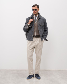 Brunello Cucinelli Коричневый кардиган M2900106