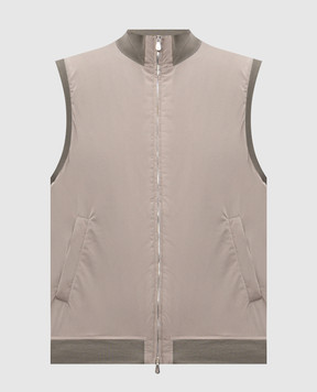 Brunello Cucinelli Жилет кольору хакі MM4796584