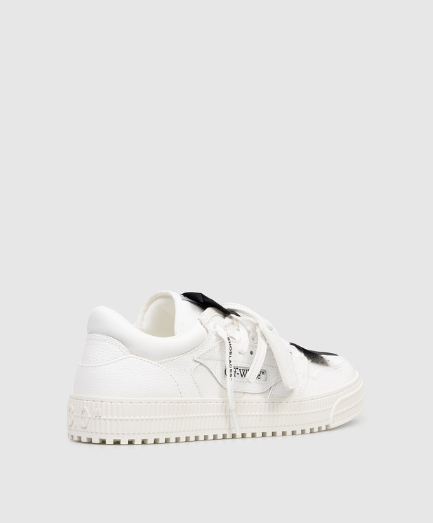 Off-White Білі шкіряні кросівки 3.0 Off Court OMIA29KC99LEA001 зображення 3