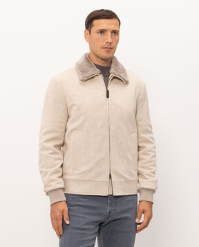 Cashmere&Whiskey Бежевая куртка U636I26