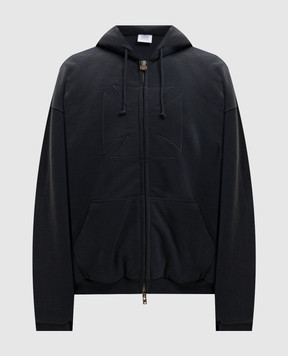 Vetements Чорна утеплена спортивна куртка ME76BJ005B