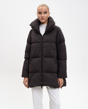 Herno Коричневий пуховик з логотипом PI001959D12456Z