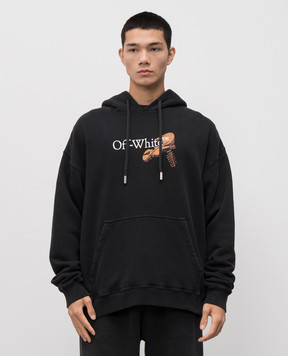 Off-White Сіре худі Cupid Arrow 44MBB085F5F011