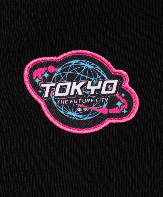 Sprayground Дитяча чорна спортивна куртка Shark in Japan SPY1554GBLK зображення 3