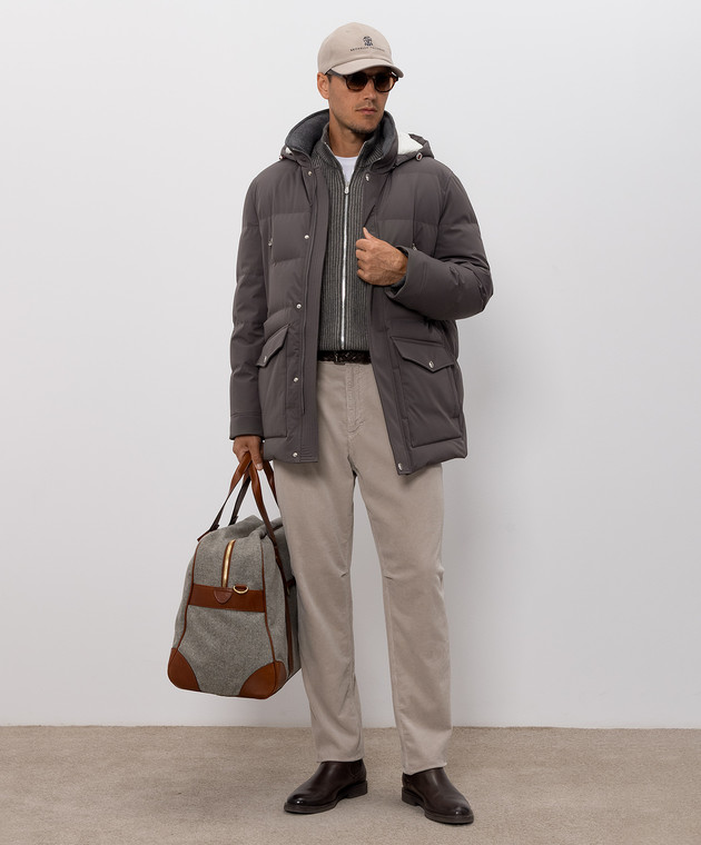 Brunello Cucinelli Зеленый кардиган из кашемира M22700506 изображение 2