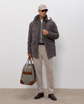 Brunello Cucinelli Зелений кардиган з кашеміру M22700506
