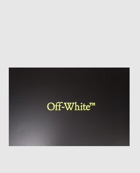 Off-White Чорний набір для гри в нарди з логотипом OHZH03CT25MAT001