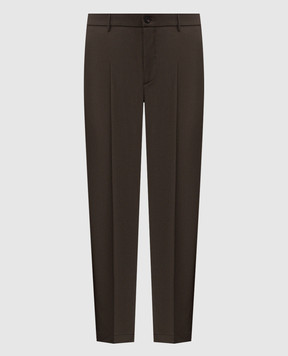 Peserico Коричневі штани з вовни R5422502584
