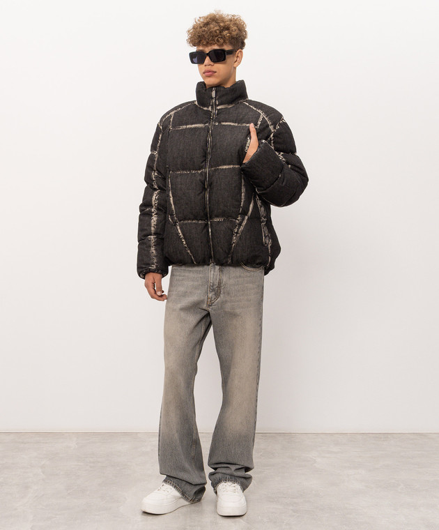 Off-White Сіра куртка Bookish Racing 44MED06DF26D001 зображення 2