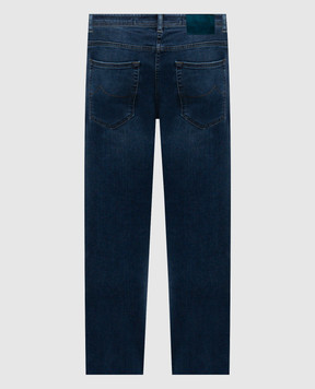 Jacob Cohen Синие джинсы Nick с эффектом потертости UQM0430S3621sh