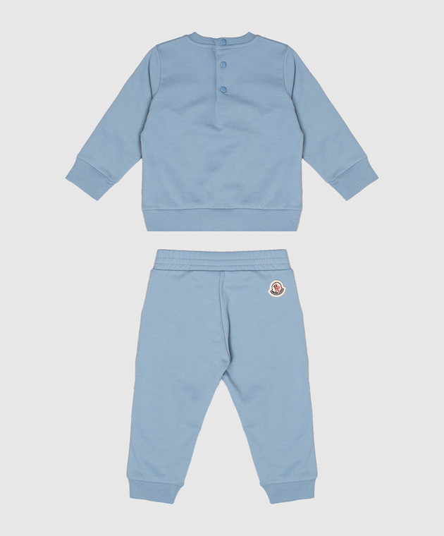Moncler ENFANT Детский утепленный костюм с нашивкой логотипа L29518M0000789AM3 изображение 2